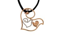 Collier Chantecler Femme Diamour in Or rosé Diamante 29320 - 29320